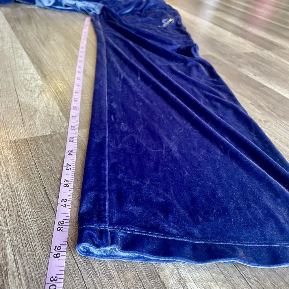 PINK Victoria’s Secret Purple-Blue Velour Lounge Pants XS X-Small